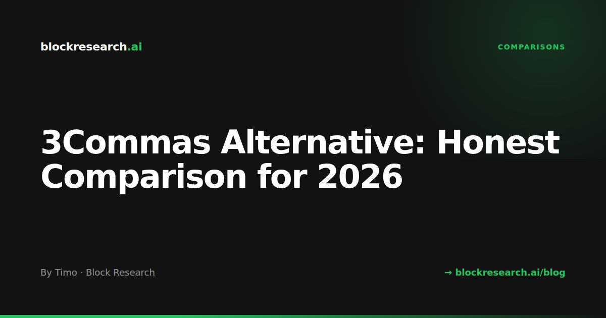3Commas Alternative: Honest Comparison for 2026