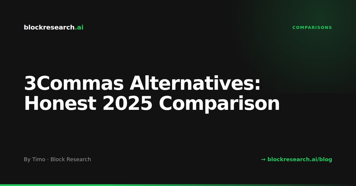 3Commas Alternatives: Honest 2025 Comparison