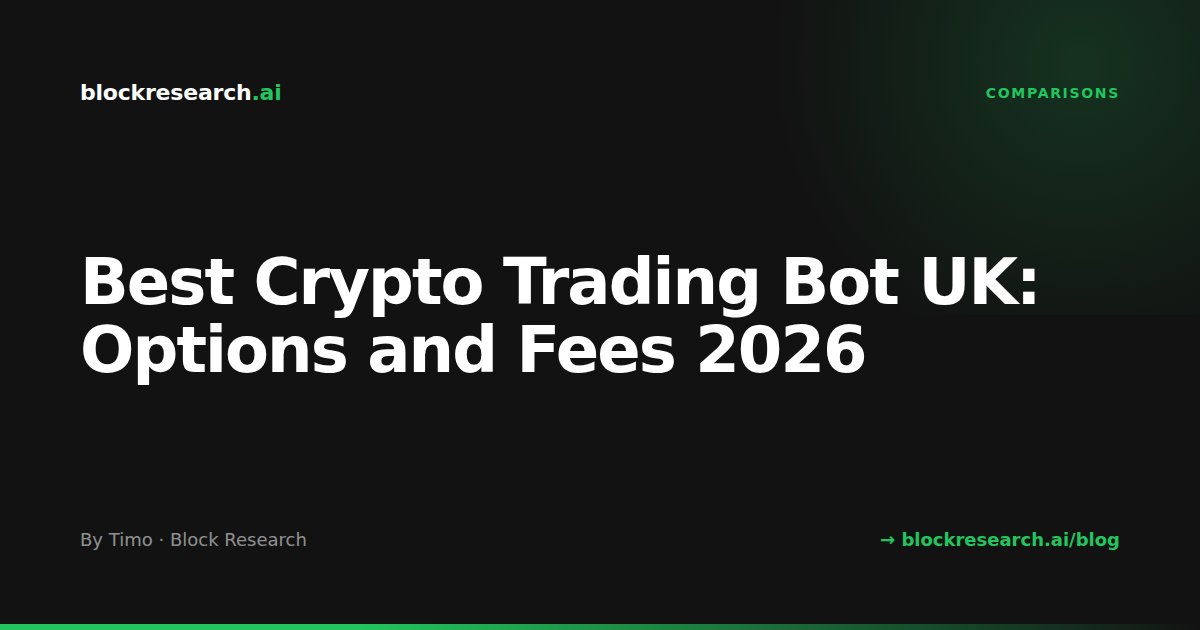 Best Crypto Trading Bot UK: Options and Fees 2026
