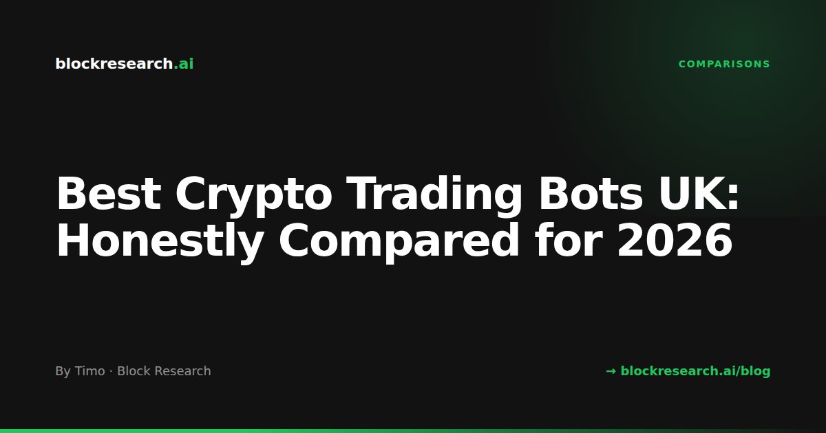 Best Crypto Trading Bots UK: Honestly Compared for 2026