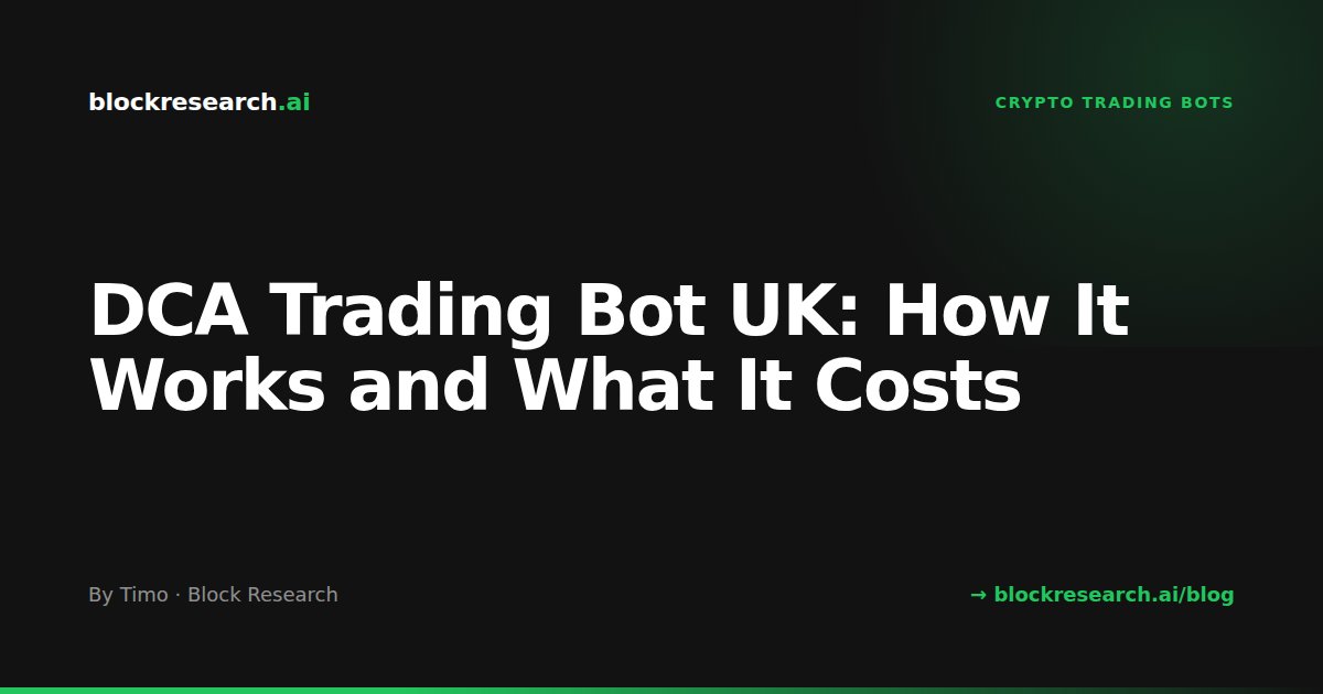DCA Trading Bot UK: How It Works and What It Costs